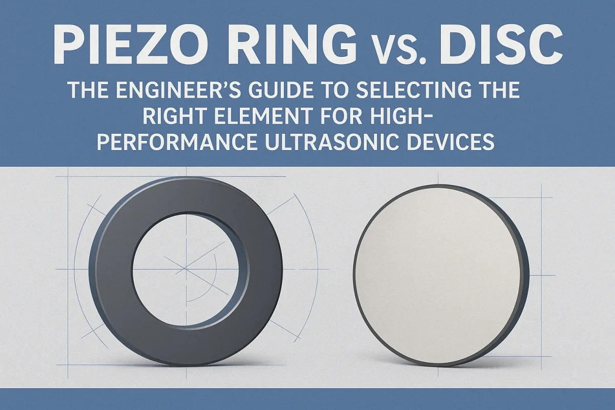 Piezo ring vs disc comparison guide for high-performance ultrasonic device engineering | Yujie Technology