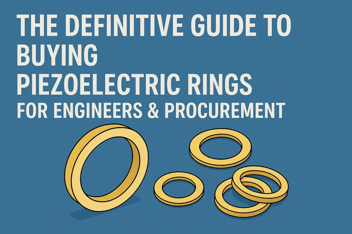 Procurement and quality due diligence guide for buying piezoelectric rings | Yujie Technology
