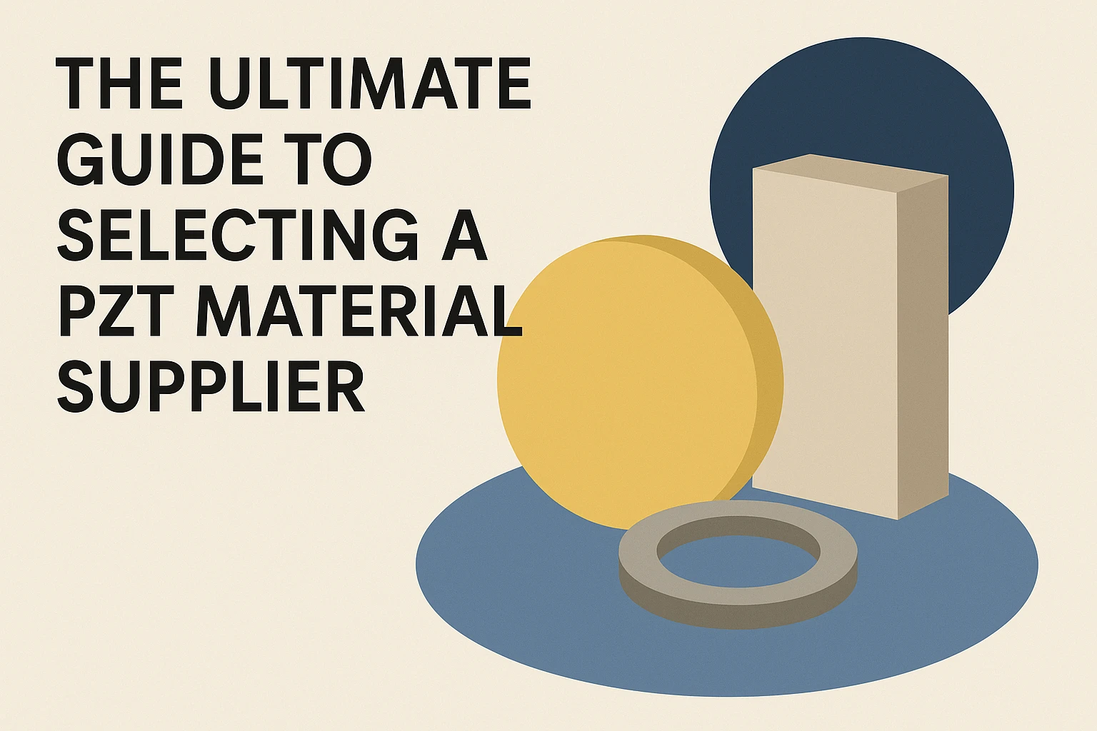 Ultimate guide to selecting PZT material supplier with performance characteristics and quality standards | Yujie Technology