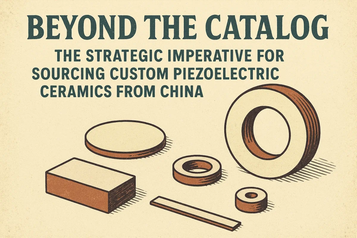Custom piezoelectric ceramics manufacturing in China for medical aerospace industrial applications | Yujie Technology