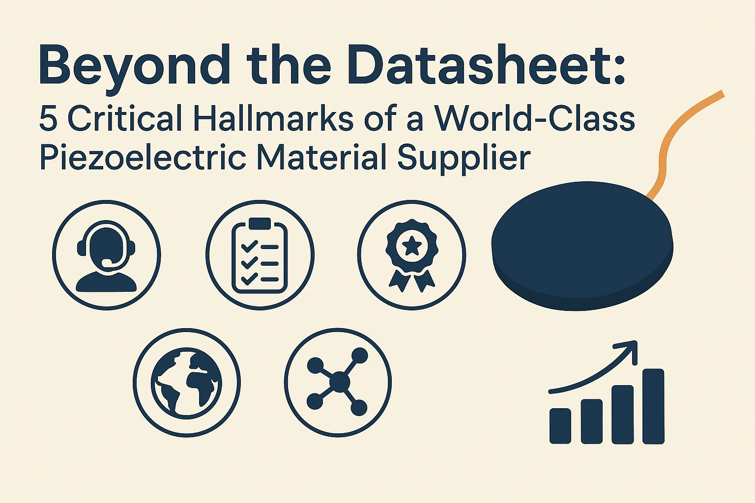 World-class piezoelectric material supplier hallmarks - quality control and OEM customization expertise | Yujie Technology