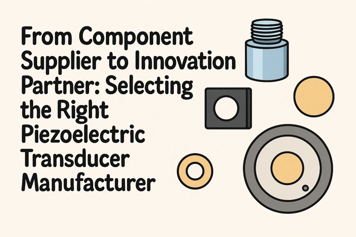 OEM co-development guide for choosing a piezoelectric transducer innovation partner | Yujie Technology