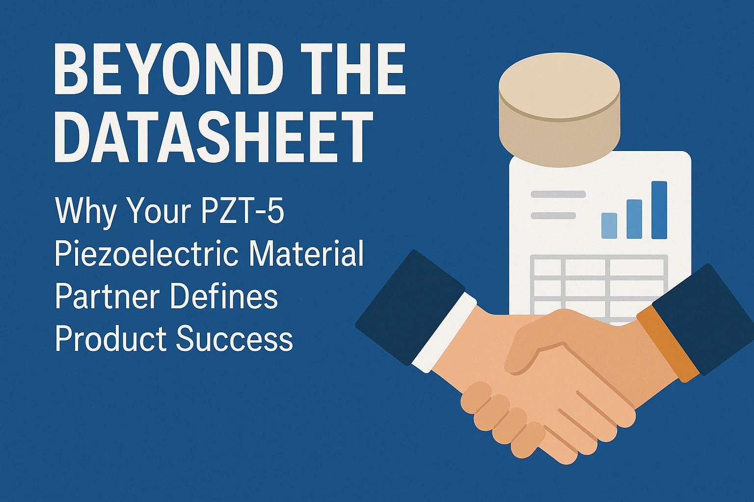 PZT-5A vs PZT-5H piezoelectric materials comparison guide for medical sensors and industrial applications | Yujie Technology