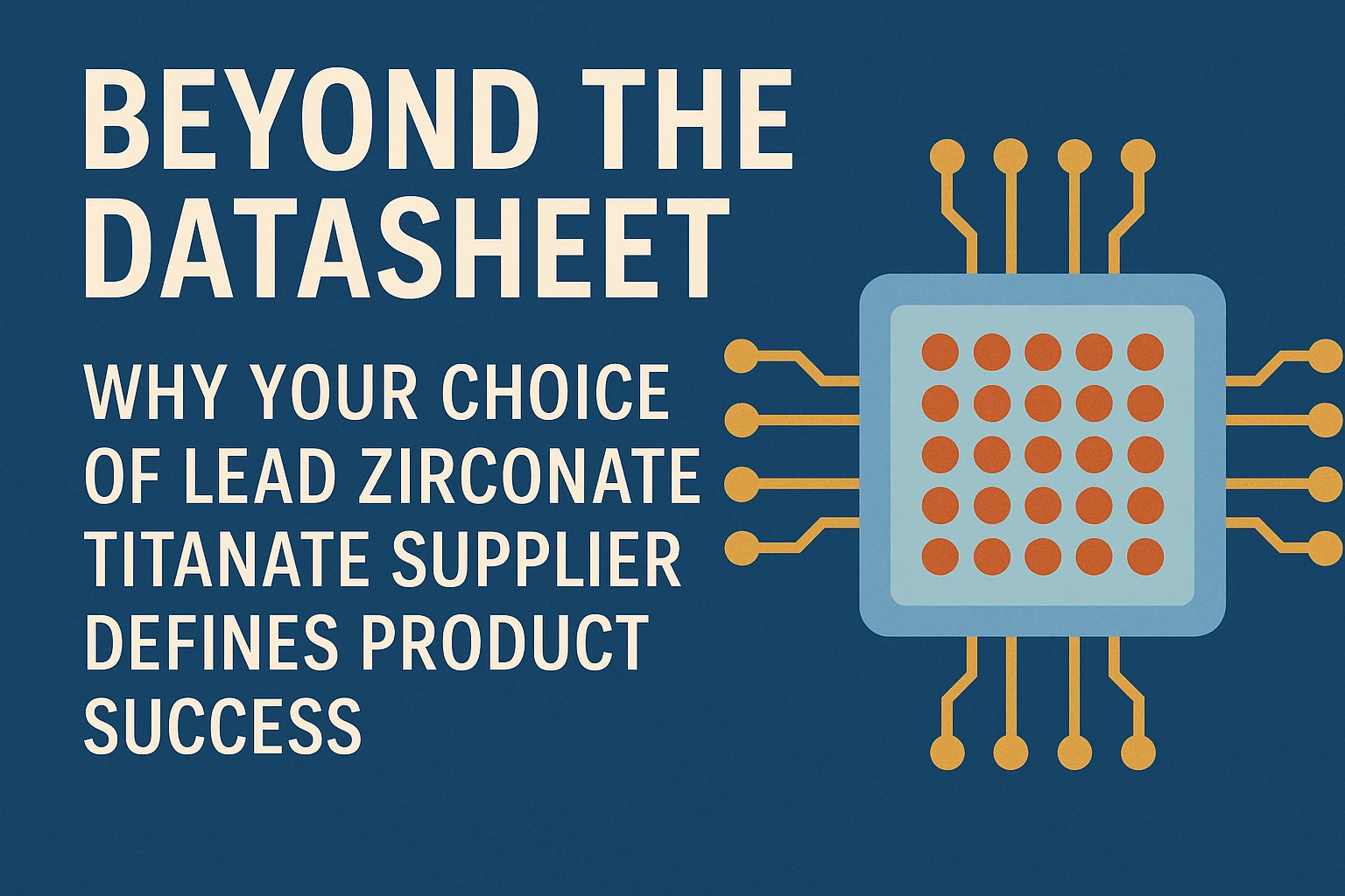 Lead zirconate titanate supplier excellence with material mastery and manufacturing integrity | Yujie Technology