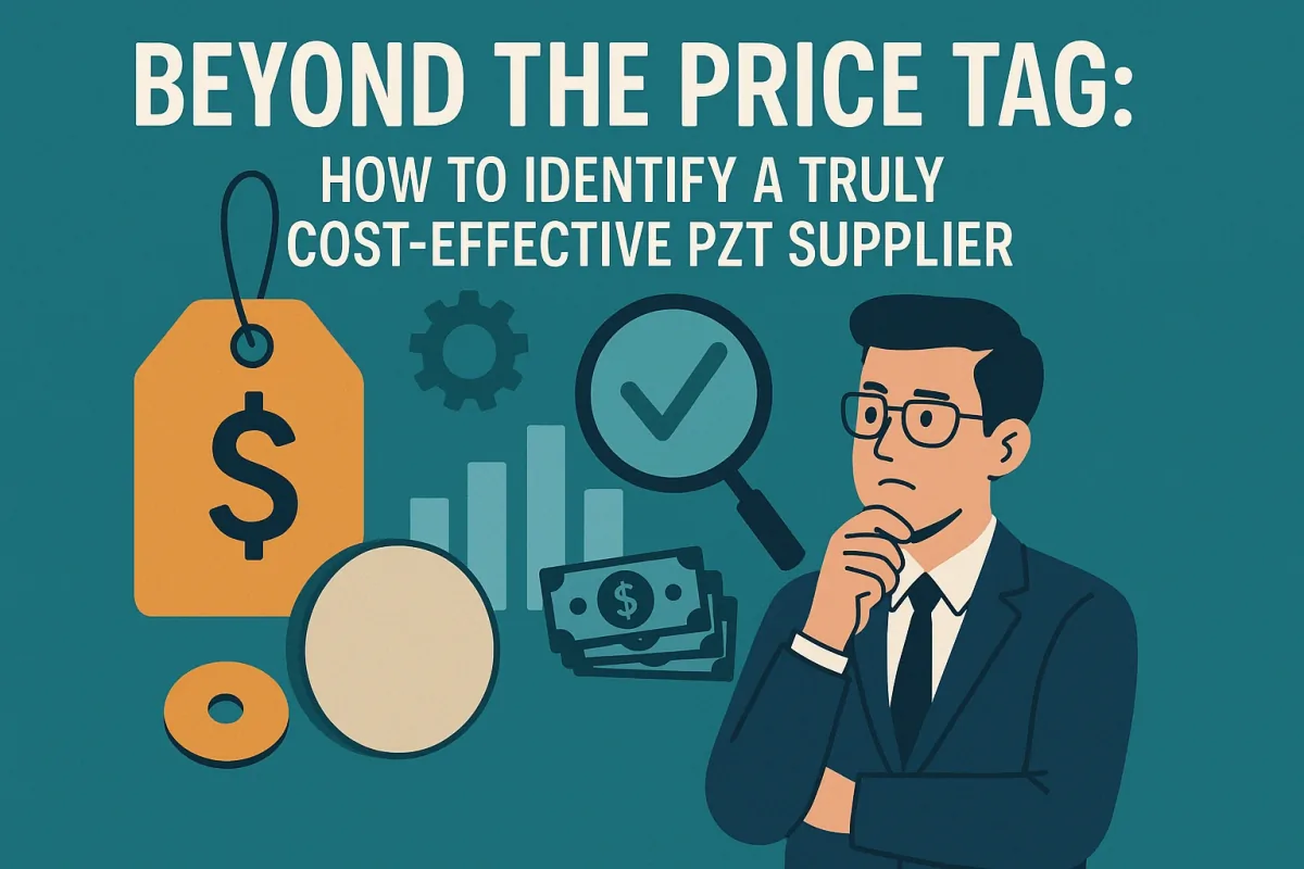Cost-effective PZT supplier evaluation based on total cost of ownership and engineering partnership | Yujie Technology