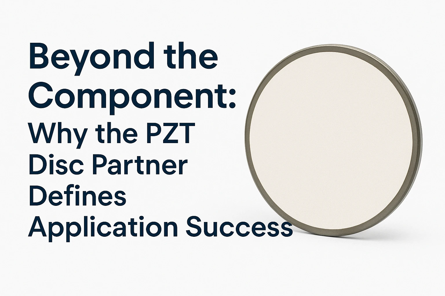 PZT disc supplier selection guide for high-performance ultrasound transducers industrial actuators | Yujie Technology