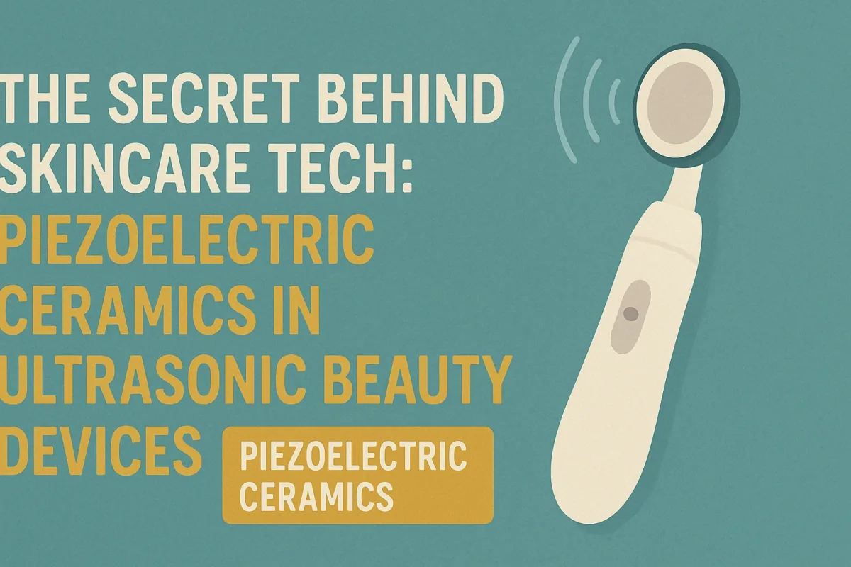 Piezoelectric ceramic elements powering ultrasonic beauty devices and skincare equipment | Yujie Technology