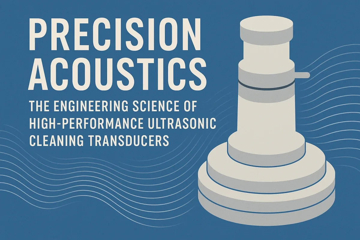 Precision acoustics and engineering science of high-performance ultrasonic cleaning transducers | Yujie Technology