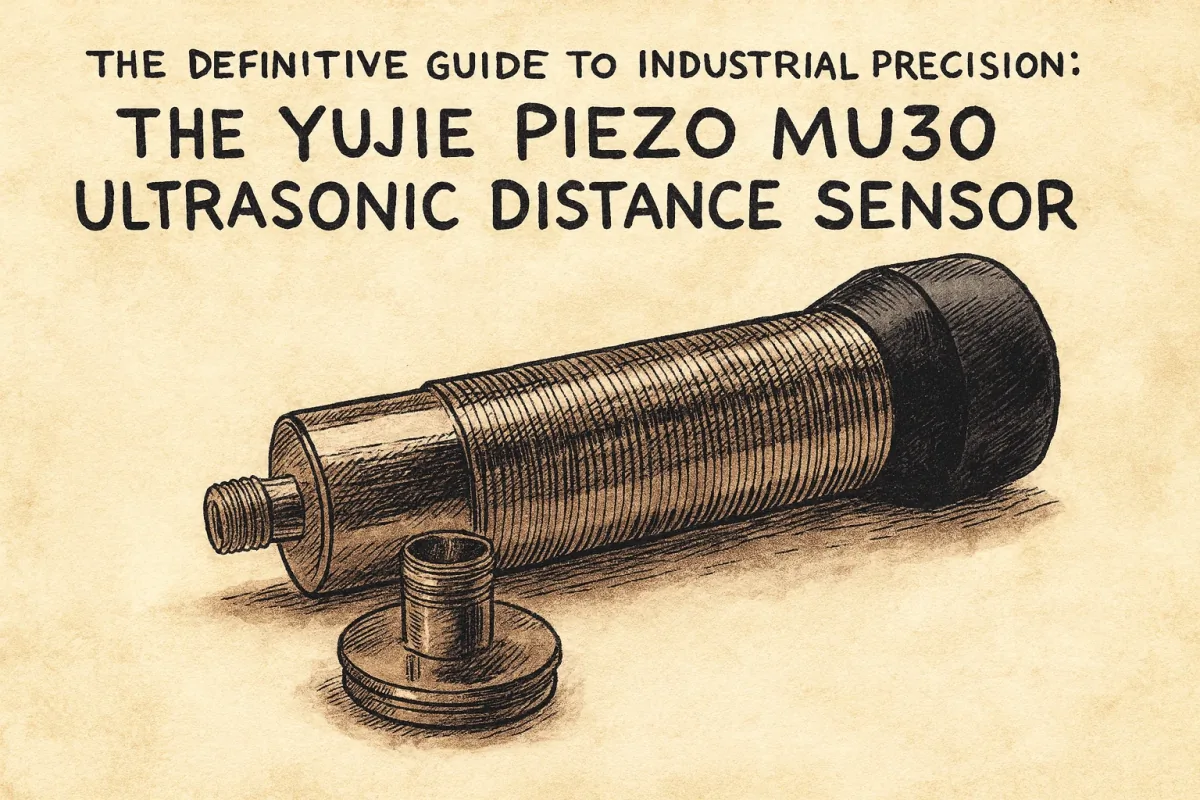 Yujie Piezo MU30 Ultrasonic Distance Sensor for industrial precision non-contact measurement | M30 threaded housing
