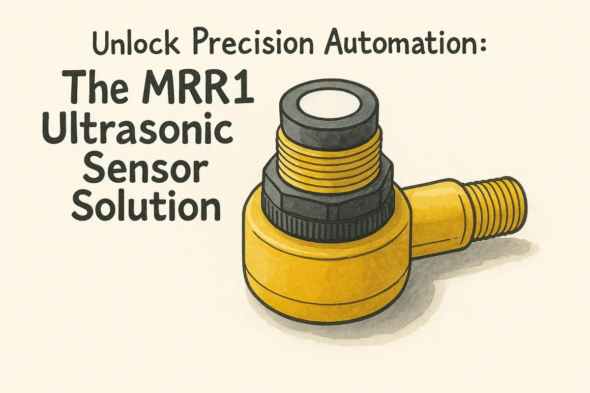 MRR1 Ultrasonic Sensor with IP67 rating for industrial automation, transparent object detection and non-contact distance measurement | Yujie Technology