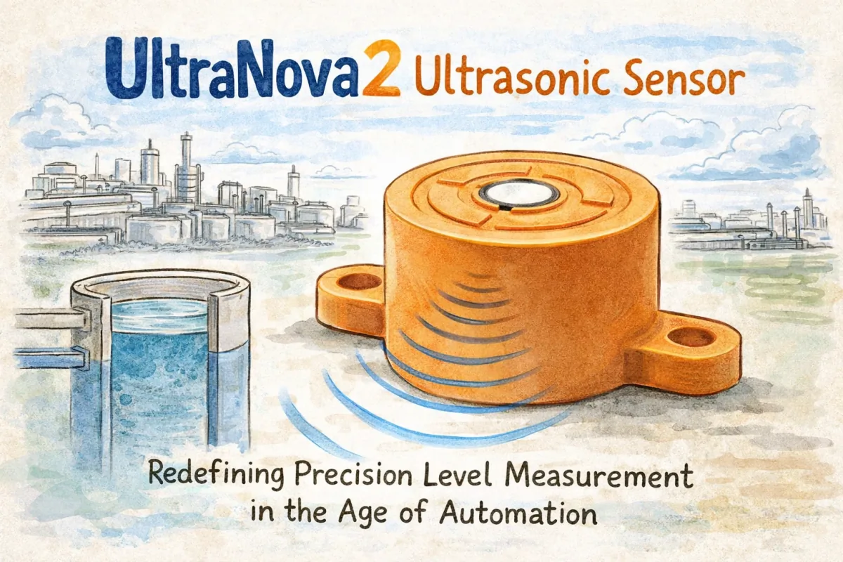 UltraNova2 Ultrasonic Sensor - High precision level measurement in harsh industrial environments