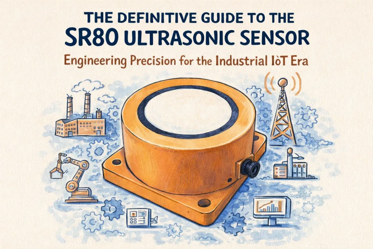SR80 Ultrasonic Sensor - Precision Industrial IoT