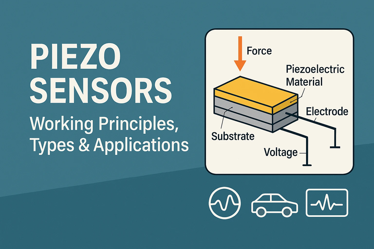 Piezo sensors working principles - types, applications and performance guide for engineers | Yujie Technology