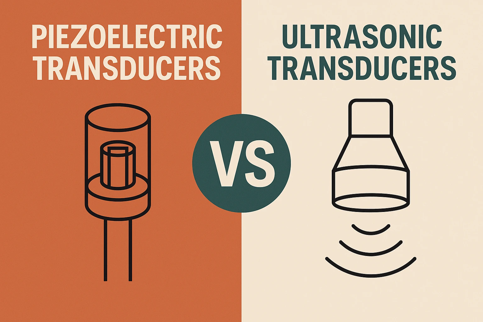 Piezoelectric vs ultrasonic transducers technology comparison - engineering guide for sensor selection | Yujie Technology