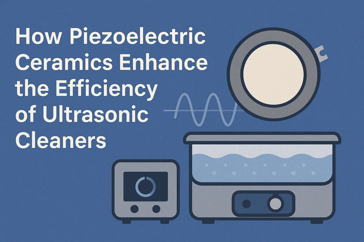 Piezoelectric ceramics enhancing ultrasonic cleaner efficiency through high-frequency transducer technology | Yujie Technology