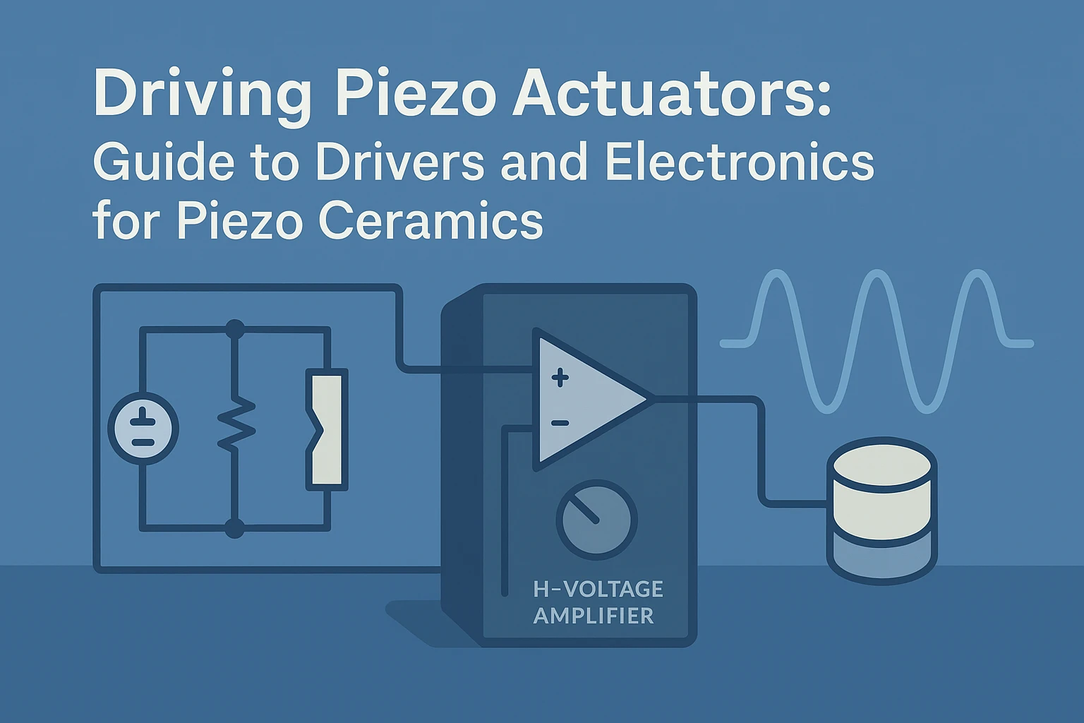 High-voltage piezo actuator drivers and electronics for precision positioning applications | Yujie Technology