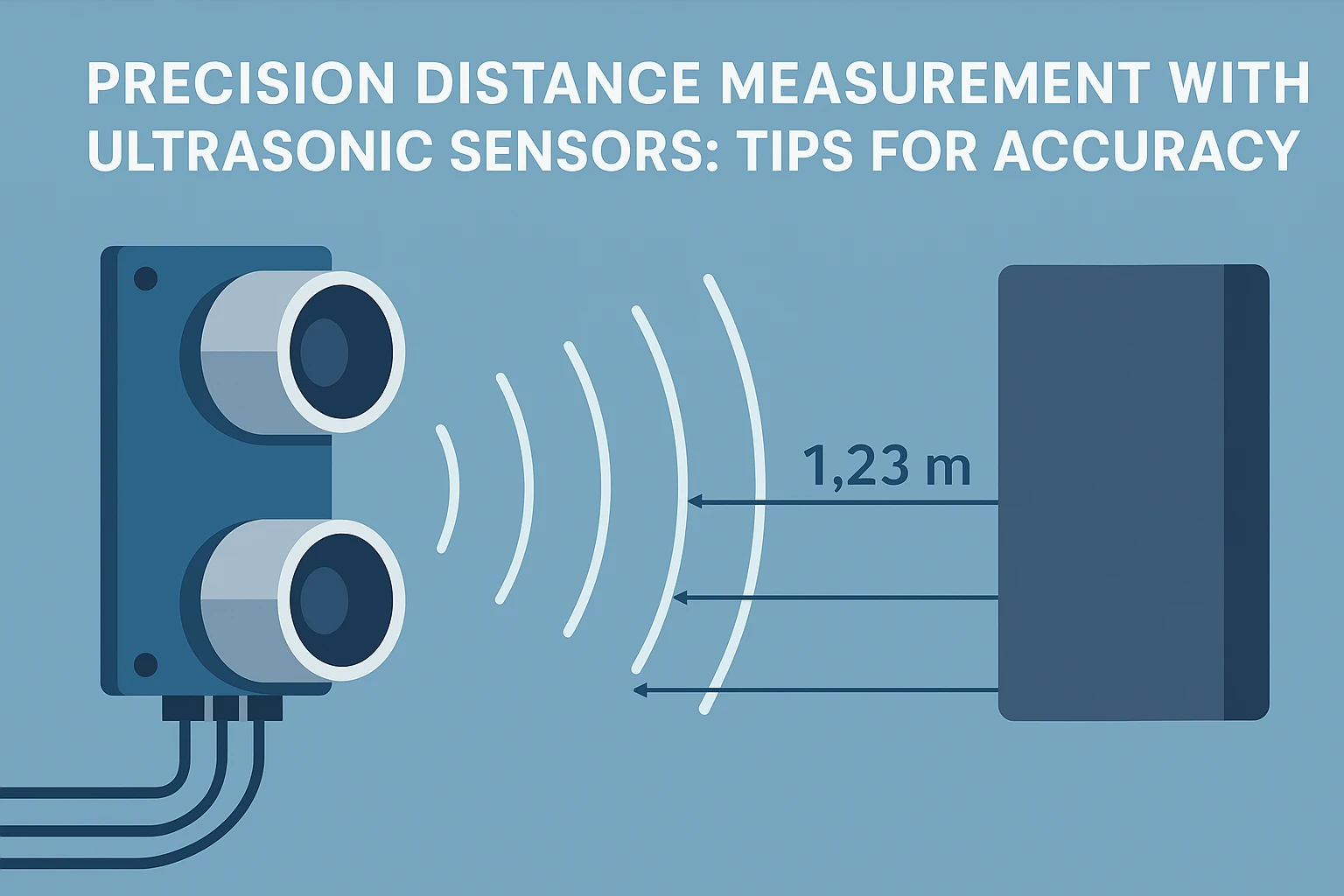 Precision distance measurement with ultrasonic sensors - accuracy optimization tips for engineers | Yujie Technology