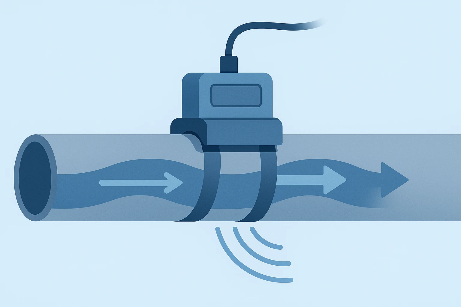 Ultrasonic flow meter transducers - non-invasive flow measurement technology and applications | Yujie Technology