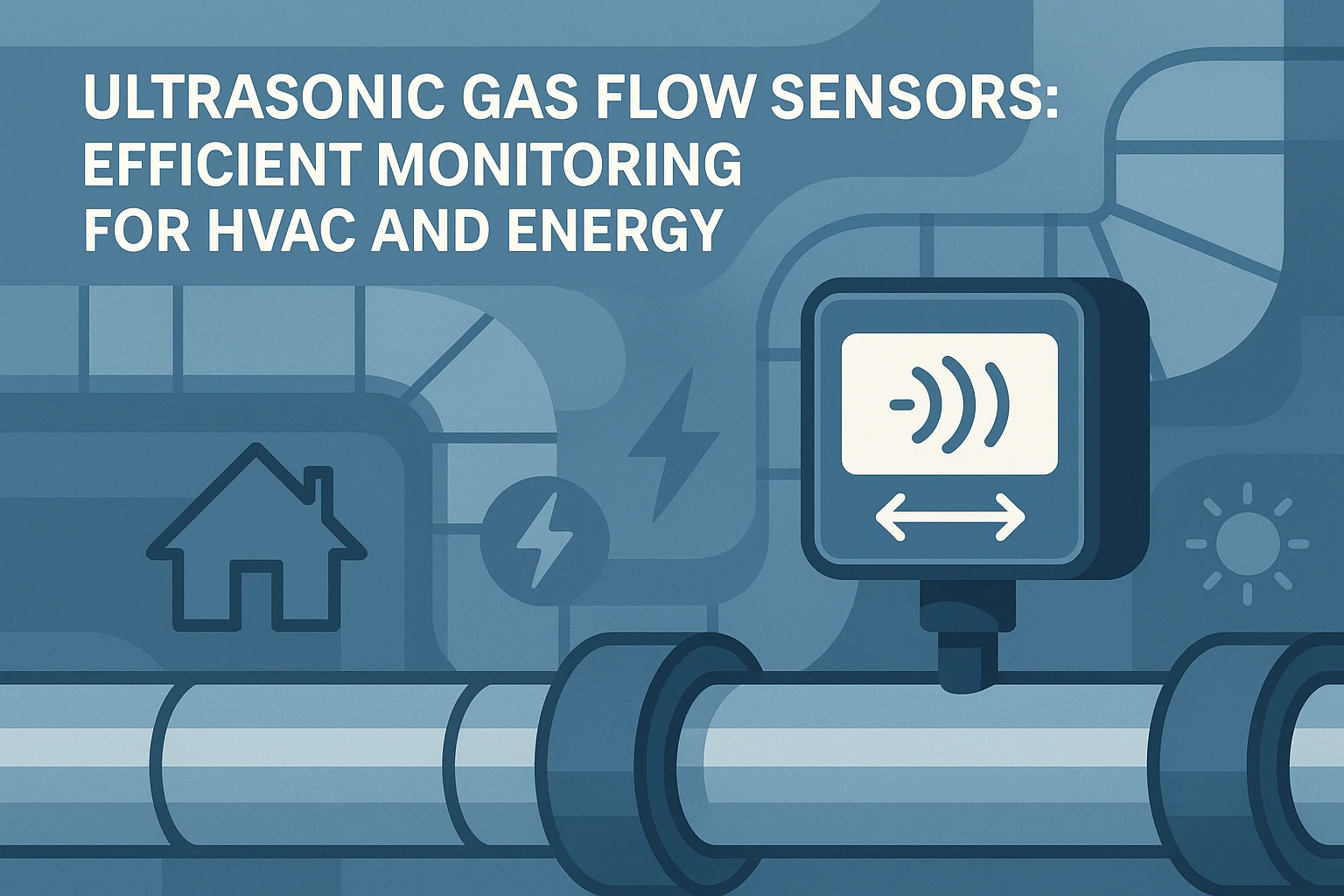Ultrasonic gas flow sensors - HVAC and energy monitoring solutions for efficient gas measurement | Yujie Technology