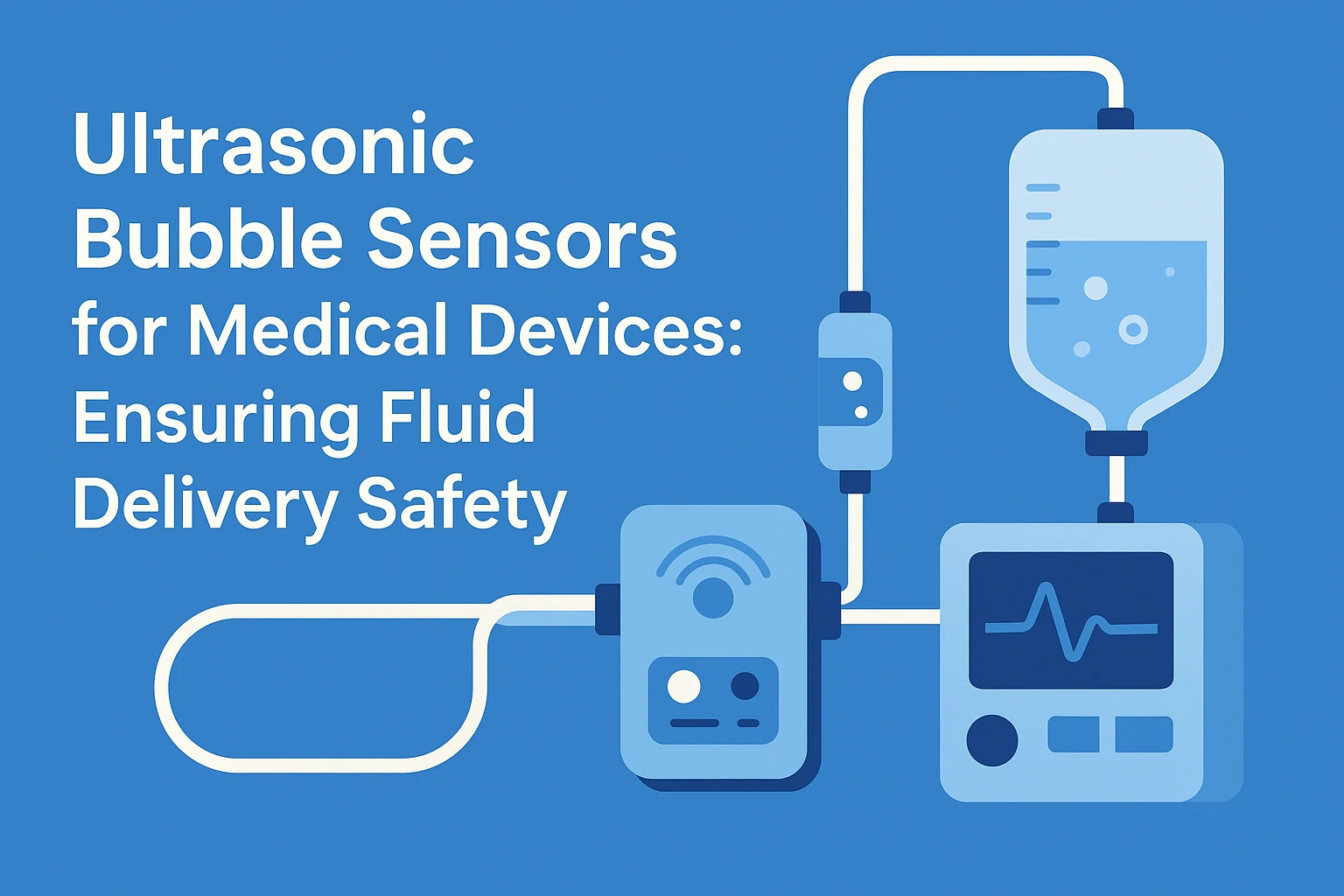 Ultrasonic bubble sensors for medical device fluid-line monitoring and air-in-line detection | Yujie Technology