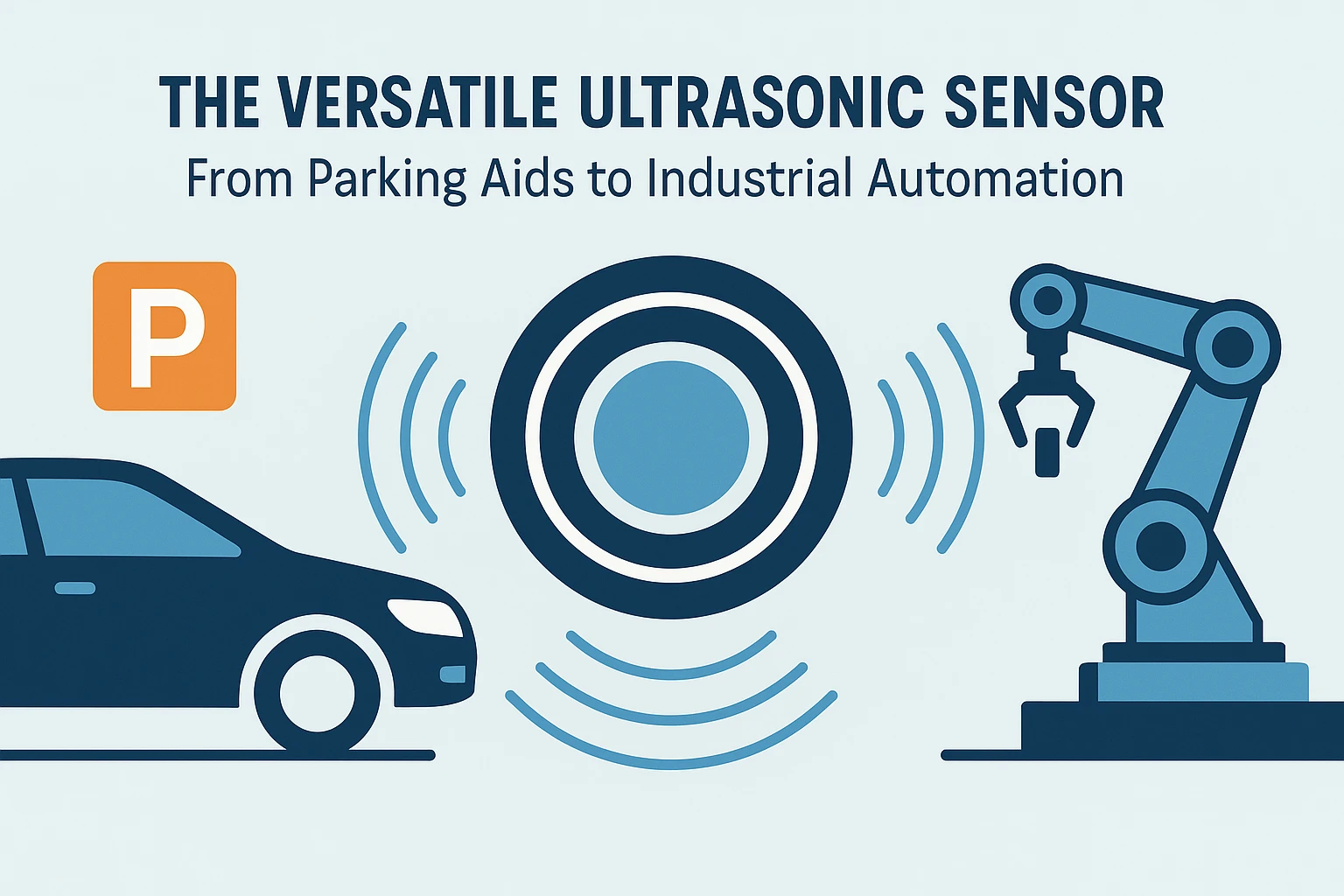 Ultrasonic sensor applications - from automotive parking aids to industrial automation systems | Yujie Technology