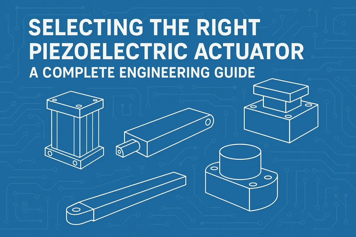 Piezoelectric actuator selection guide - engineering criteria for precision motion control applications | Yujie Technology