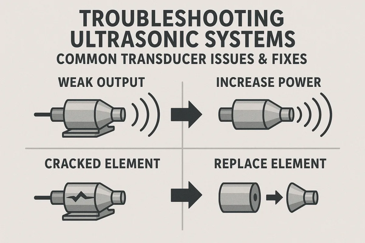 Troubleshooting ultrasonic transducer issues and maintenance guide for industrial systems | Yujie Technology