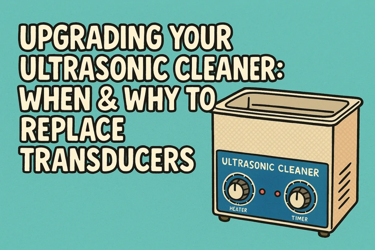 Upgrading ultrasonic cleaner transducers for enhanced cleaning performance and efficiency | Yujie Technology