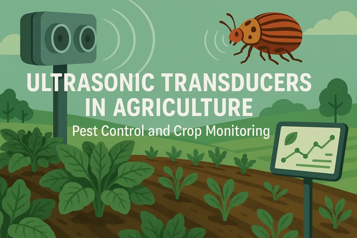 Ultrasonic transducers used in agricultural pest deterrence and crop monitoring systems | Yujie Technology