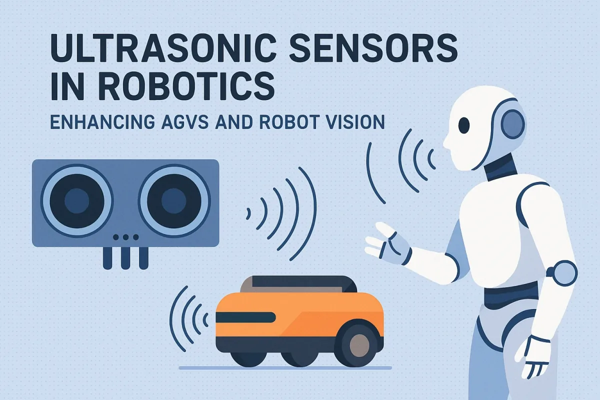 Ultrasonic sensors enhance AGVs and robot vision systems for industrial automation | Yujie Technology