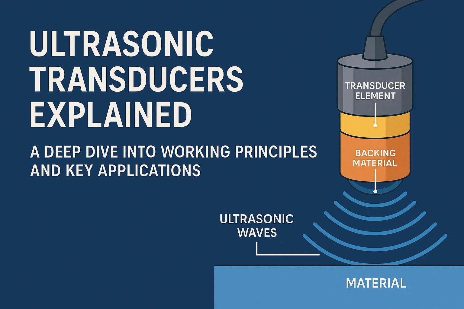 Ultrasonic transducers working principles for medical imaging industrial cleaning and NDT | Yujie Technology
