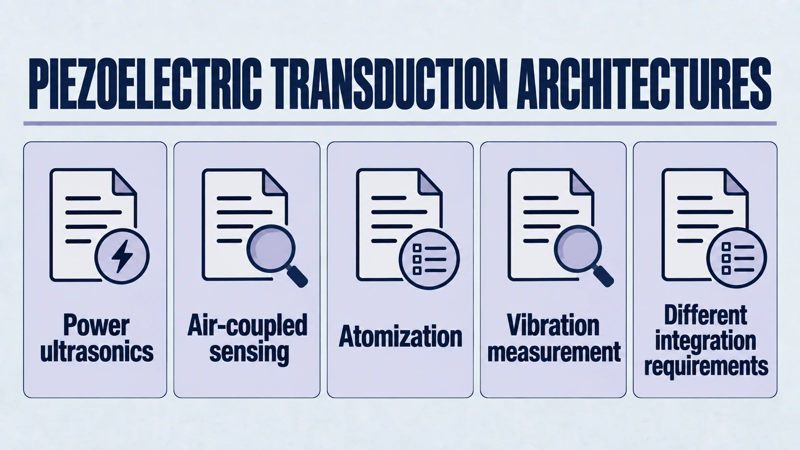 Infografik zum Artikel: Elektroakustische Transduktion in Yujie Piezoelectric-Sensorarchitekturen