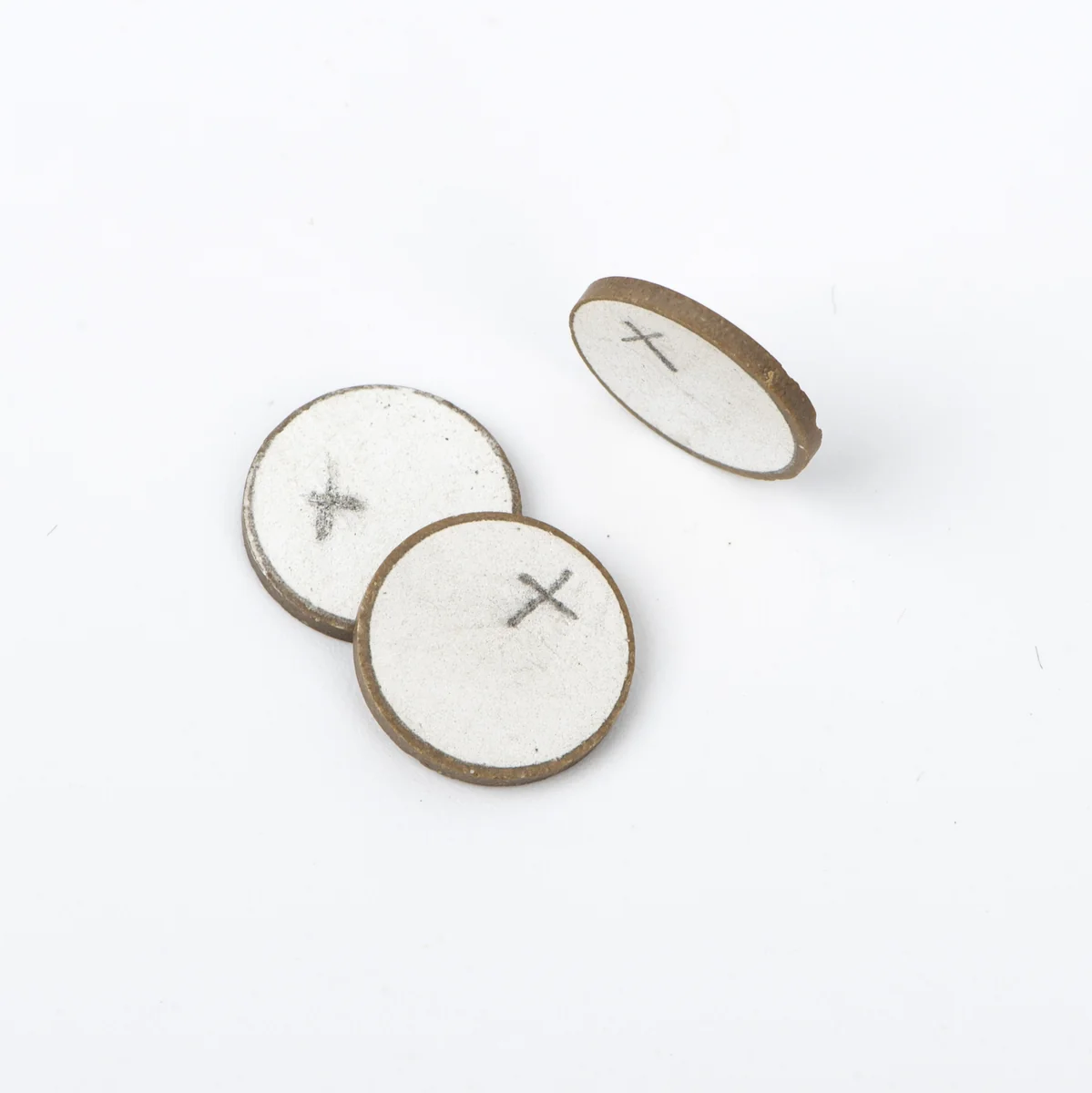 10 × 1 mm 초음파 세라믹 디스크 · 전체 모습